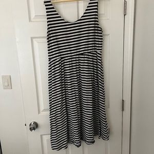 Striped sundress plus size